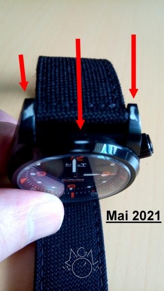 défauts montre SNSM.